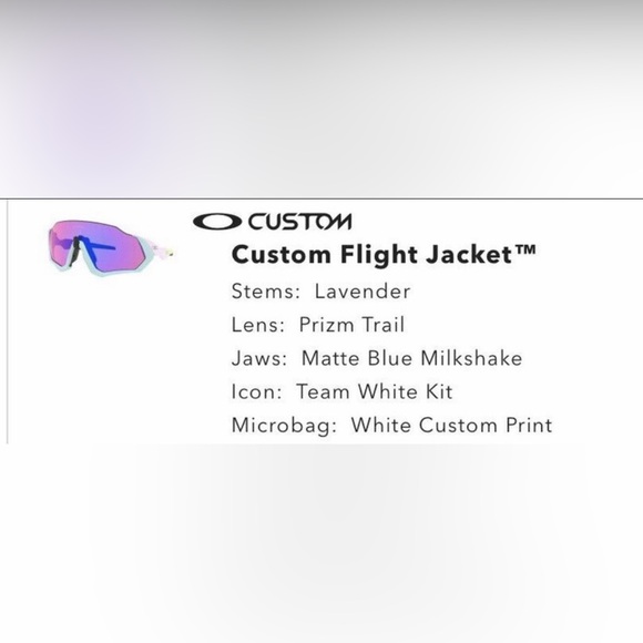 Oakley Custom Flight Jacket Sunglasses - Picture 7 of 8